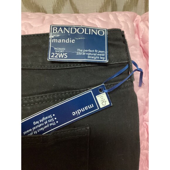 NWT Bandolino Mandie $54 Black Stretch Jeans Plus Size 22WS Women's Fall Winter - Picture 6 of 6